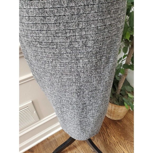 Noni Teen Women's Gray Polyester Round Neck Sleeveless Knee Length Dress Small - Picture 7 of 11